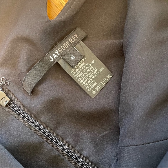 Jay Godfrey Deep V Formal Jumpsuit - Picture 3 of 8